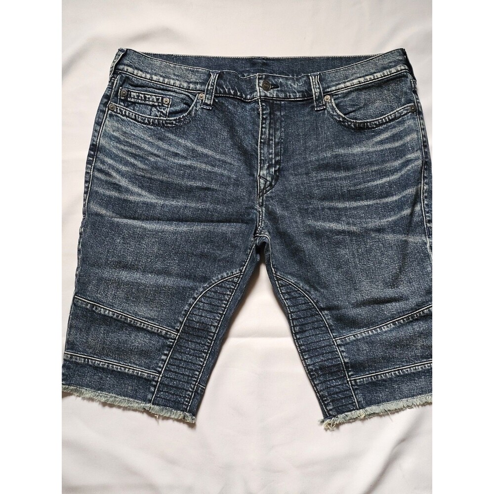 True Religion Geno Jean Shorts Men’s Size 42 Blue Denim Relaxed Slim Fit